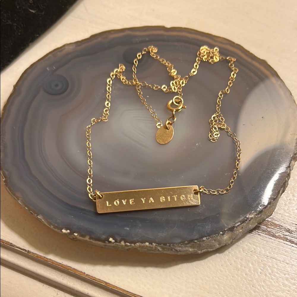 Gold Bar Necklace